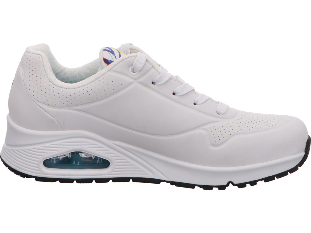 Skechers Damen Sneaker Spread The Love in weiß-schwarz-kombiniert