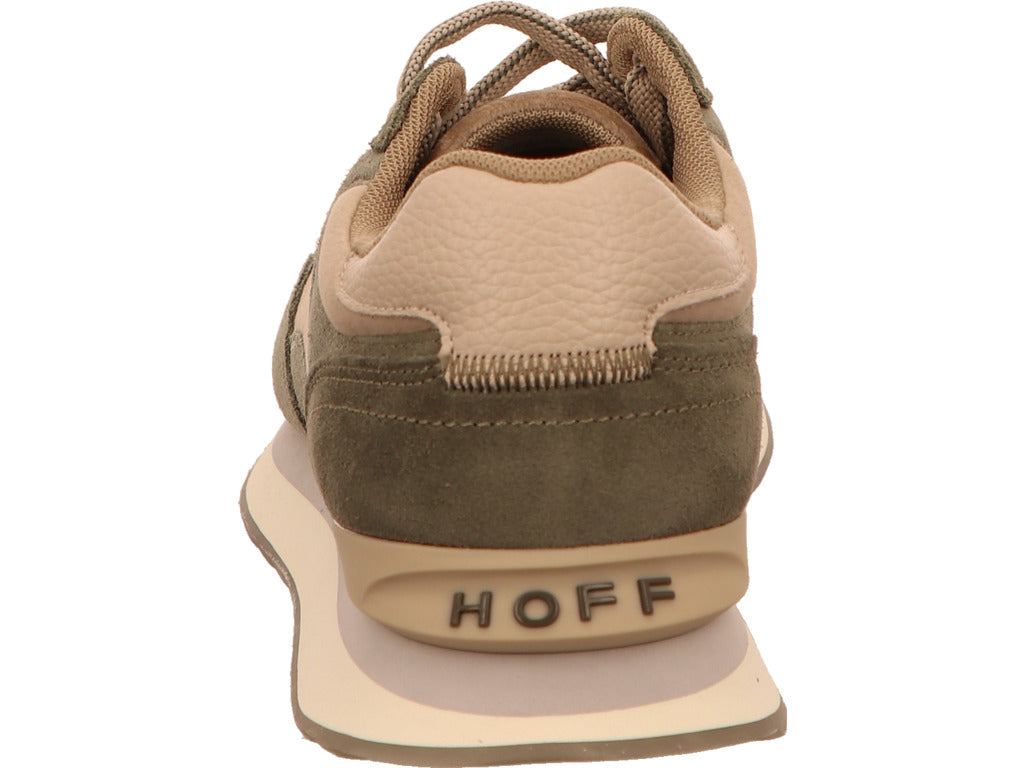 HOFF damessneakers City Berlin Man in een groen-multicolor combinatie