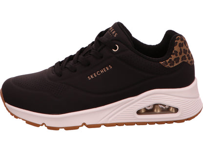 Skechers Damen Sneaker Uno Jungle Nite in schwarz-bunt-kombiniert