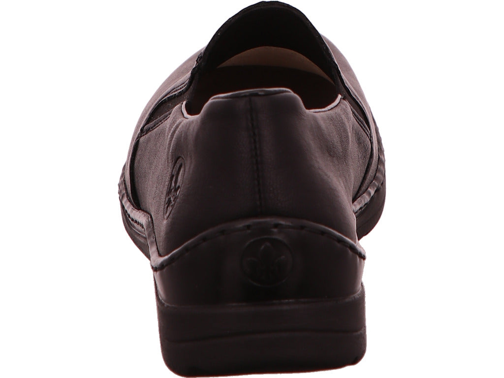 Rieker Damen Slipper  in schwarz
