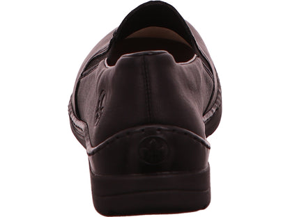Rieker Damen Slipper  in schwarz