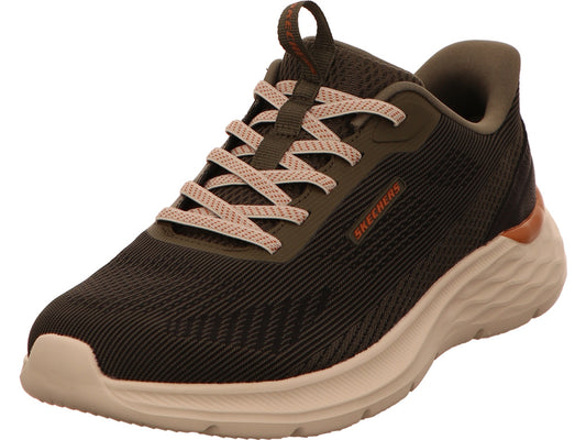 Skechers herenslipper Garner - Ellis in olijfgroen