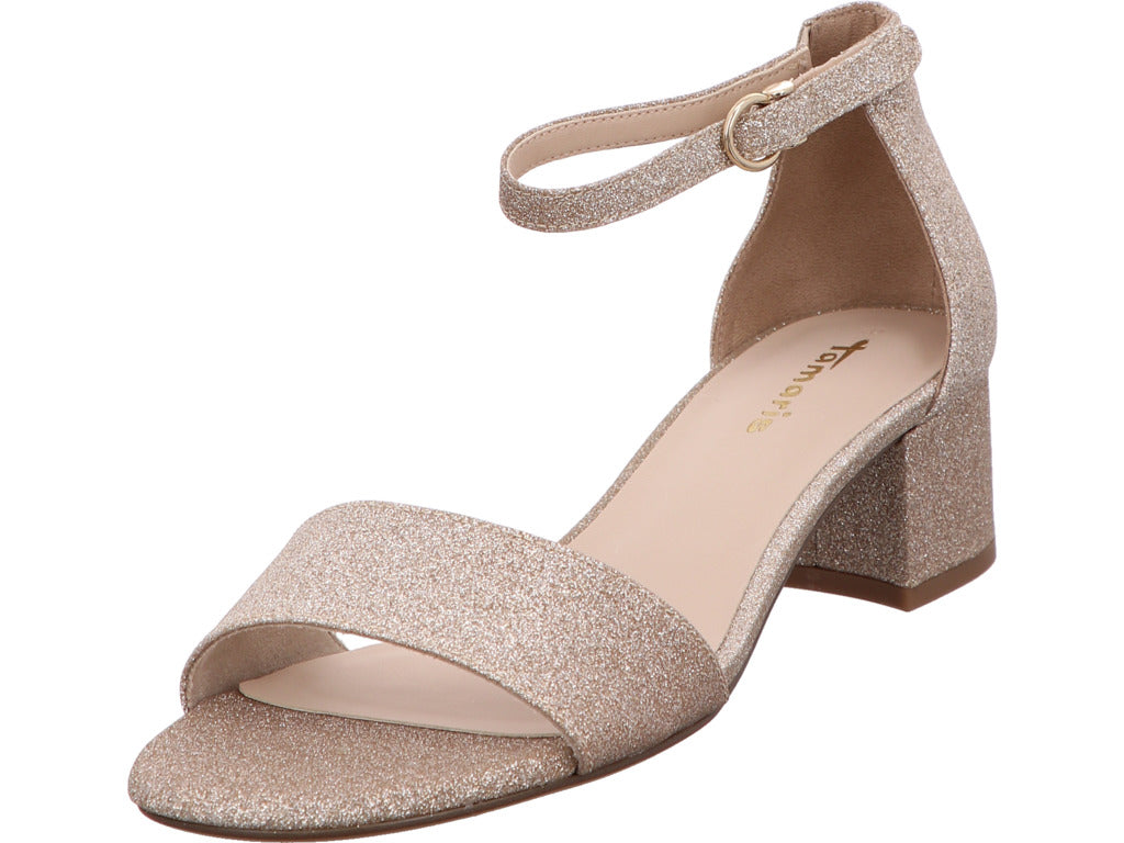 Tamaris Damen Sandalette  in gold
