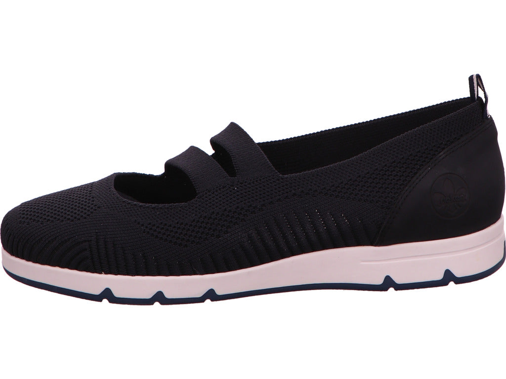 Rieker Damen Sneaker  in blau-kombiniert