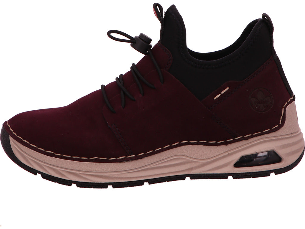 Rieker Damen Sneaker  in dunkelrot