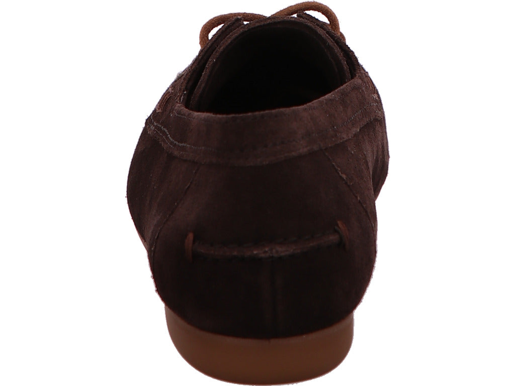 Paul Green Damen Schnürschuh  in dunkelbraun