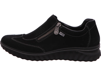 Rieker Damen Slipper  in schwarz