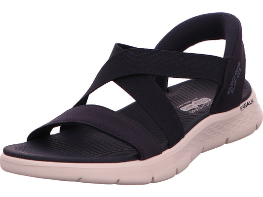 Skechers Damen Sandalette Go Walk Flex Sandal Glimmer in dunkelblau