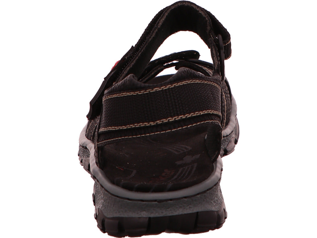 Rieker Damen Sandalette  in schwarz