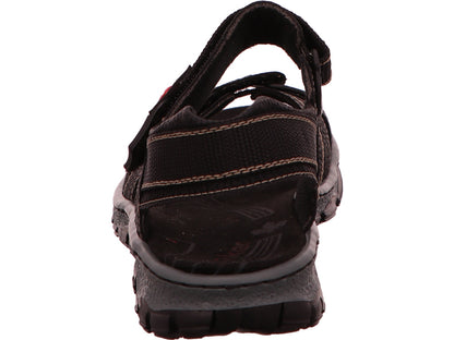 Rieker Damen Sandalette  in schwarz