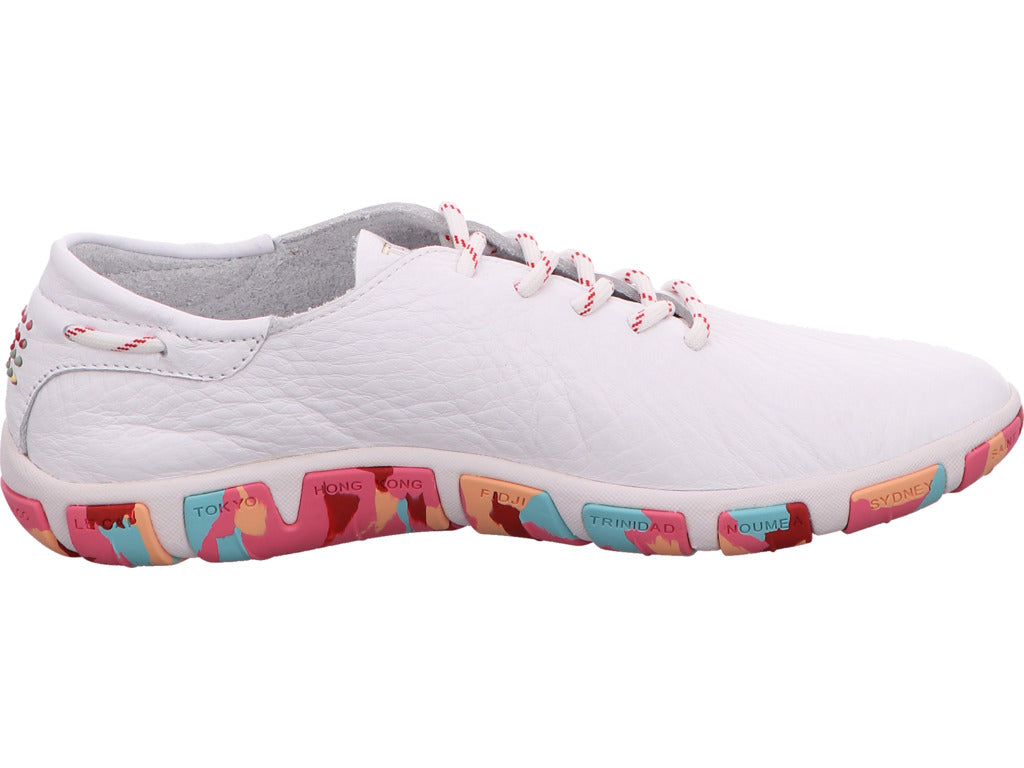 TBS Damen Sneaker Jazaru in weiß-bunt-kombiniert