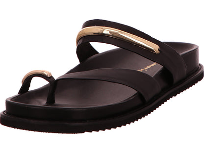 Tamaris Damen Pantolette  in schwarz