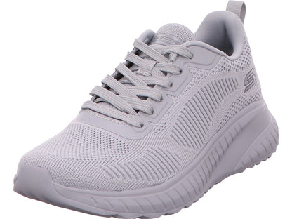 Skechers Damen Sneaker Bobs Sport Squad Chaos-Face Off in hellgrau