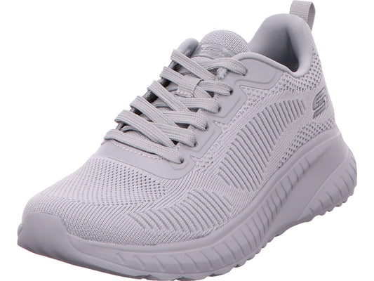 Skechers Damen Sneaker Bobs Sport Squad Chaos-Face Off in hellgrau