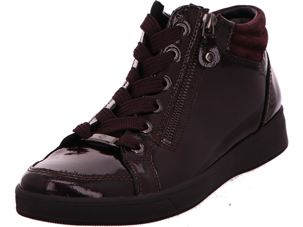 Ara Damen Stiefel Om-St-High-Soft in dunkelbraun