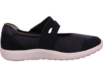 Waldläufer Damen Slipper K-Ira in dunkelblau