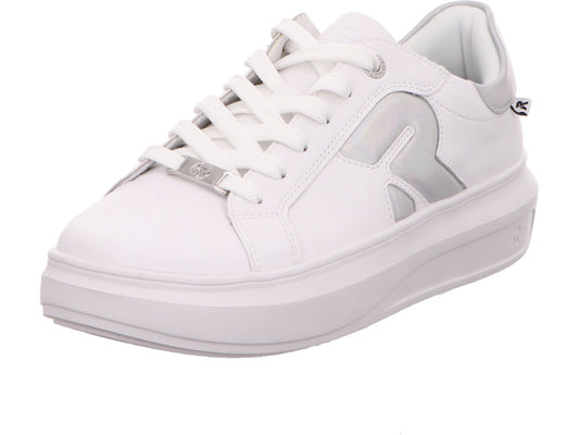 Rieker Damen Sneaker Evolution in weiß-bunt-kombiniert