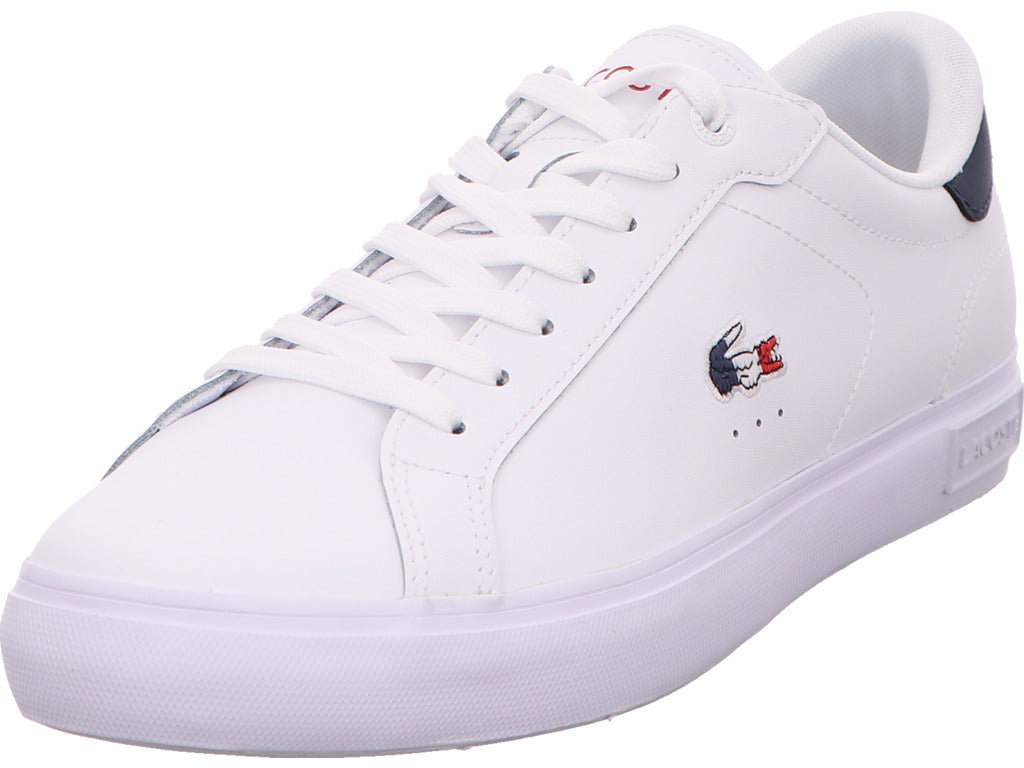 Lacoste Herren Sneaker Powercourt in weiß-bunt-kombiniert