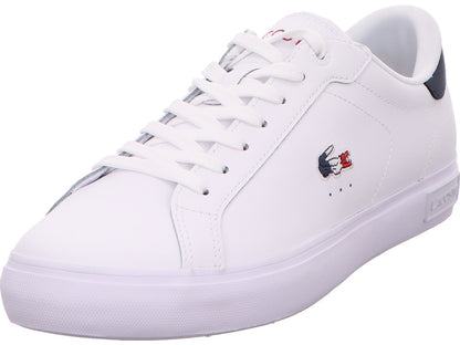 Lacoste Herren Sneaker Powercourt in weiß-bunt-kombiniert