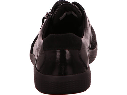 Waldläufer damesschoen met vetersluiting Ira in zwart