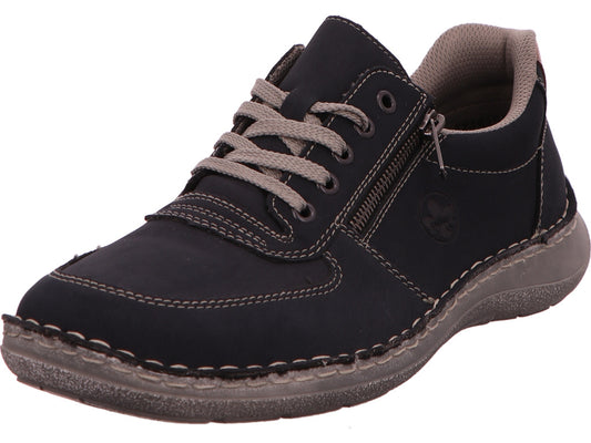 Rieker Herren Halbschuh  in blau-bunt-kombiniert