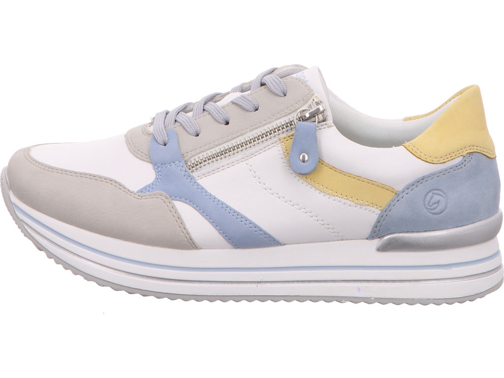 Remonte Damen Sneaker  in weiß-bunt-kombiniert