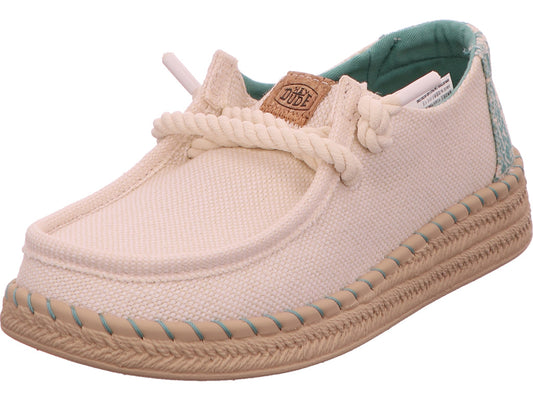 Hey Dude Damen Slipper Wendy Espadrille in beige-bunt-kombiniert