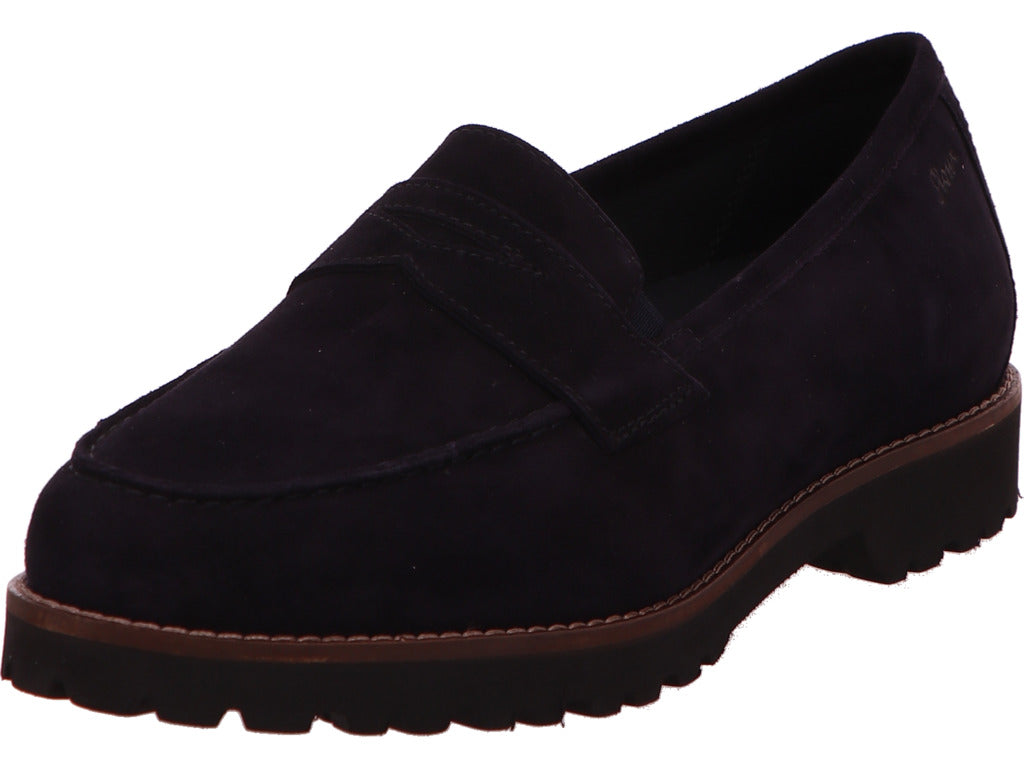 Sioux damesslippers in donkerblauw