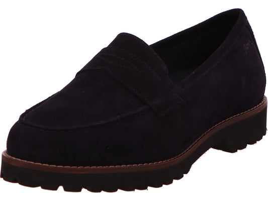 Sioux damesslippers in donkerblauw