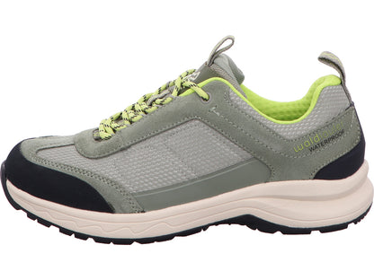 Waldläufer Damen Schnürschuh H-Freya in grau-bunt-kombiniert