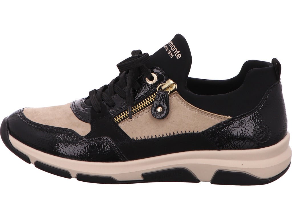 Remonte Damen Sneaker  in schwarz-bunt-kombiniert