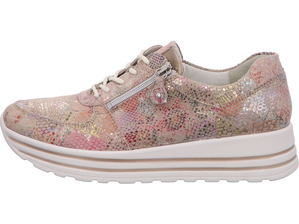 Waldläufer Damen Schnürschuh H-Lana in multicolour