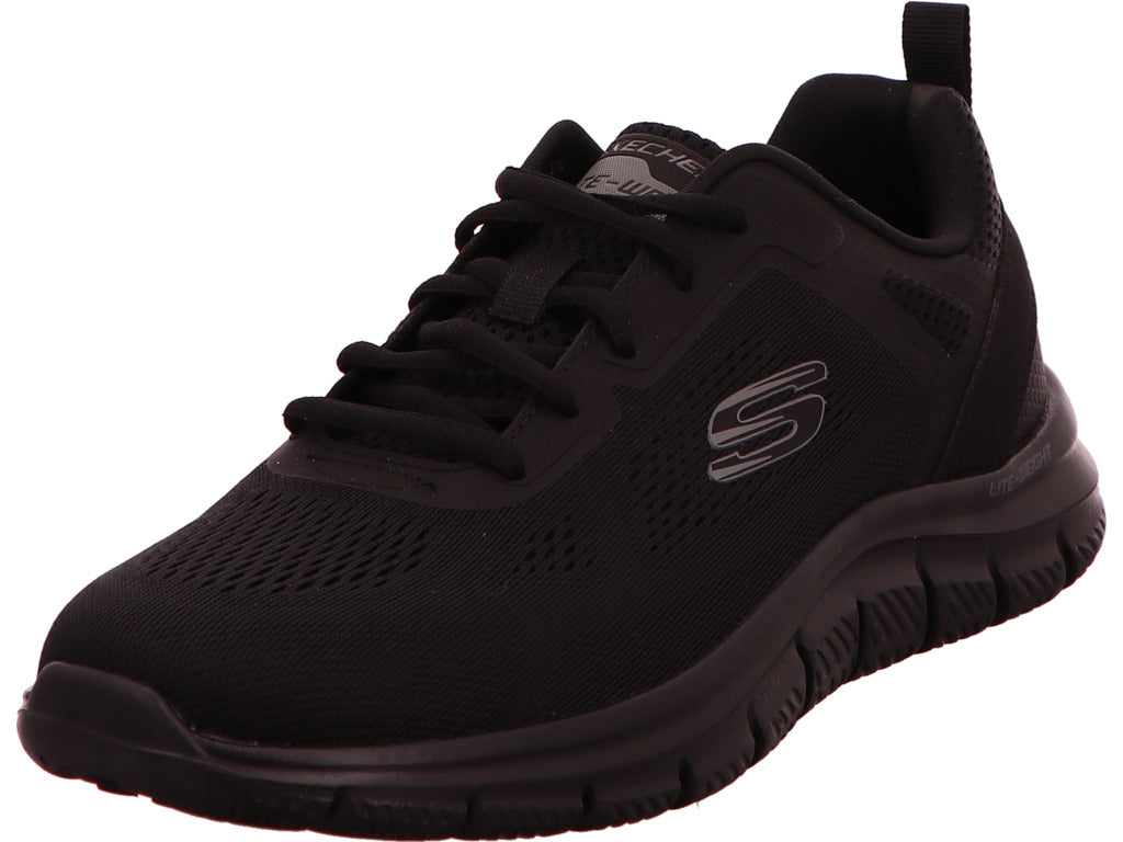 Skechers herensneaker Track - Broader in zwart