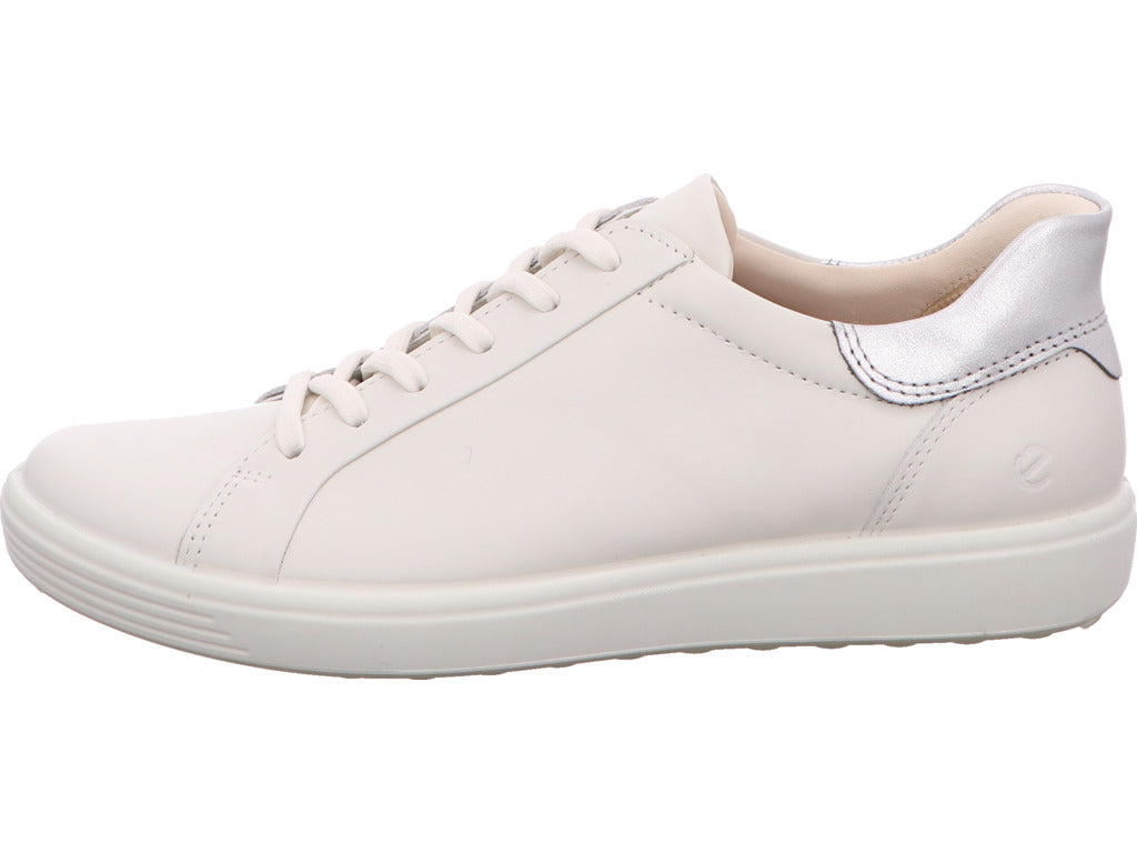 Ecco damessneakers Soft 7W nieuwe stijl - V1 in wit-multicolor combinatie