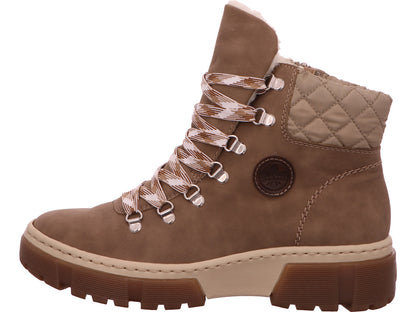 Rieker Damen Stiefel  in beige-kombiniert