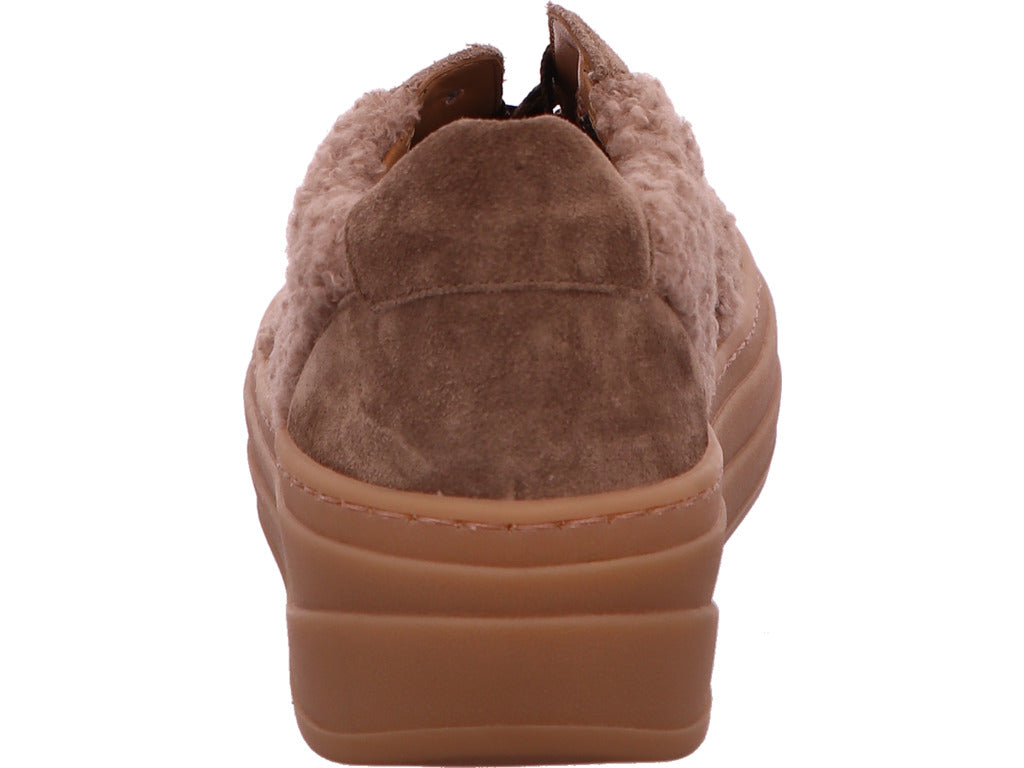 Gabor damessneakers in een combinatie van bruin en meerdere kleuren.