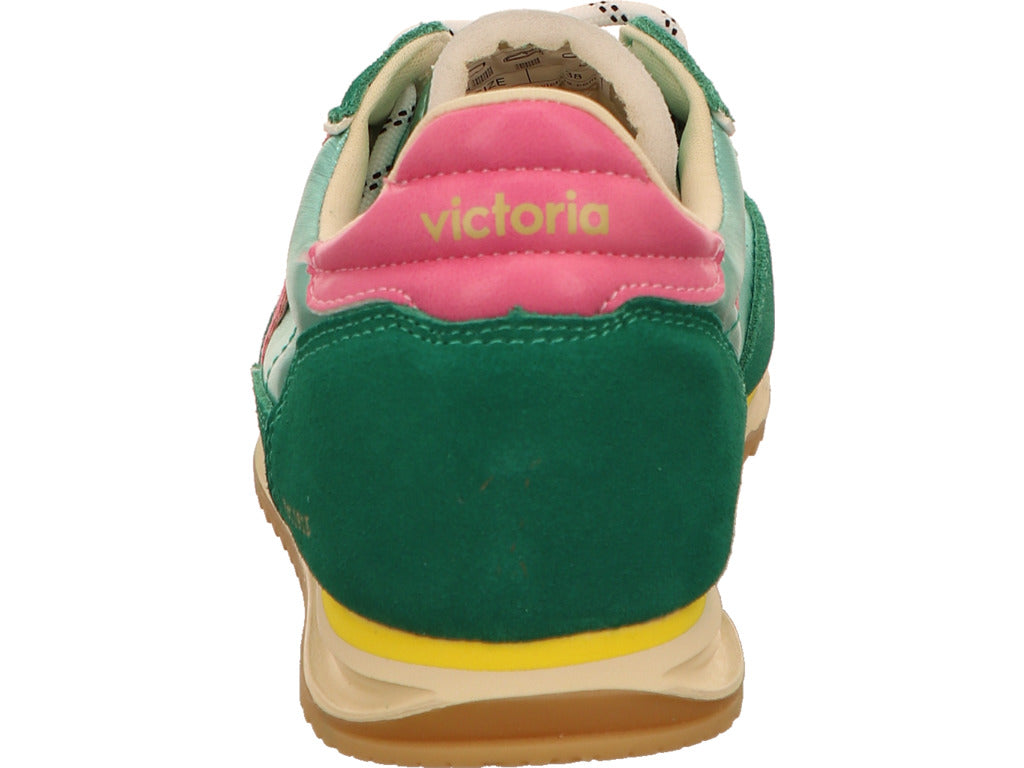 Victoria Damen Sneaker  in grün-bunt-kombiniert
