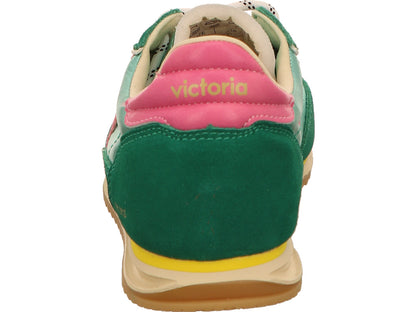 Victoria Damen Sneaker  in grün-bunt-kombiniert