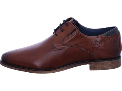 Bugatti Herren Schnürschuh Nicolo Exko in hellbraun