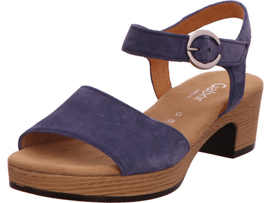 Gabor Comfort damessandalen in blauw