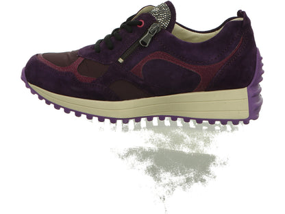 Waldläufer Damen Schnürschuh  in lila