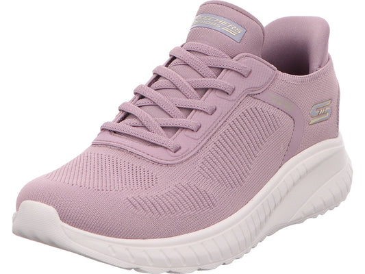 Skechers Damen Sneaker Slip-Ins Bobs Sport Squad Cha in fuchsia