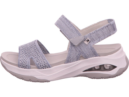 Rieker Damen Sandalette  in blau-kombiniert