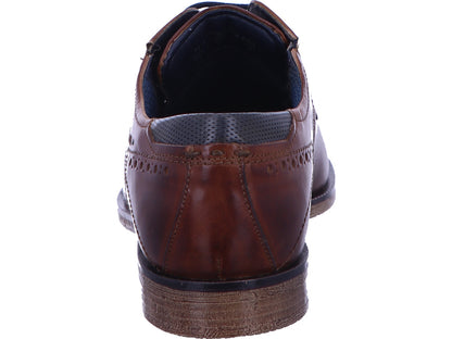 Bugatti Herren Schnürschuh Nicolo Exko in hellbraun