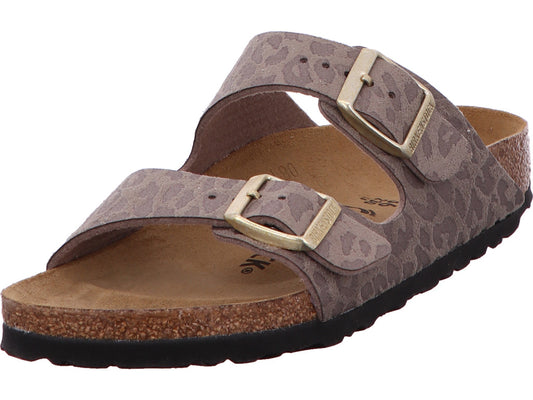 Birkenstock Damen Pantolette Arizona Bs in grau-bunt-kombiniert