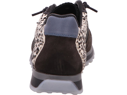 Cetti damessneakers C848 Sra in een combinatie van zwart en meerdere kleuren.