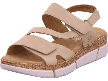 Rieker Damen Sandalette  in beige