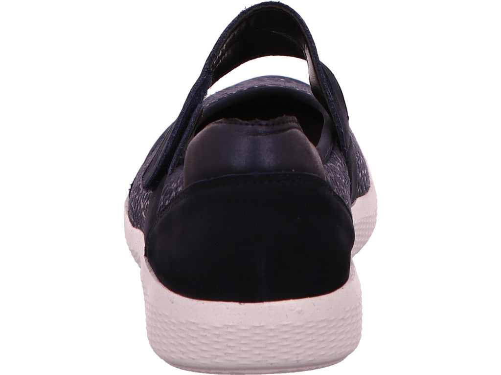 Waldläufer Damen Slipper K-Ira in dunkelblau