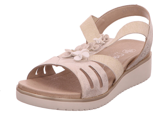 Rieker Damen Sandalette  in beige