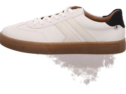 Rieker herensneakers in een wit-meerkleurige combinatie